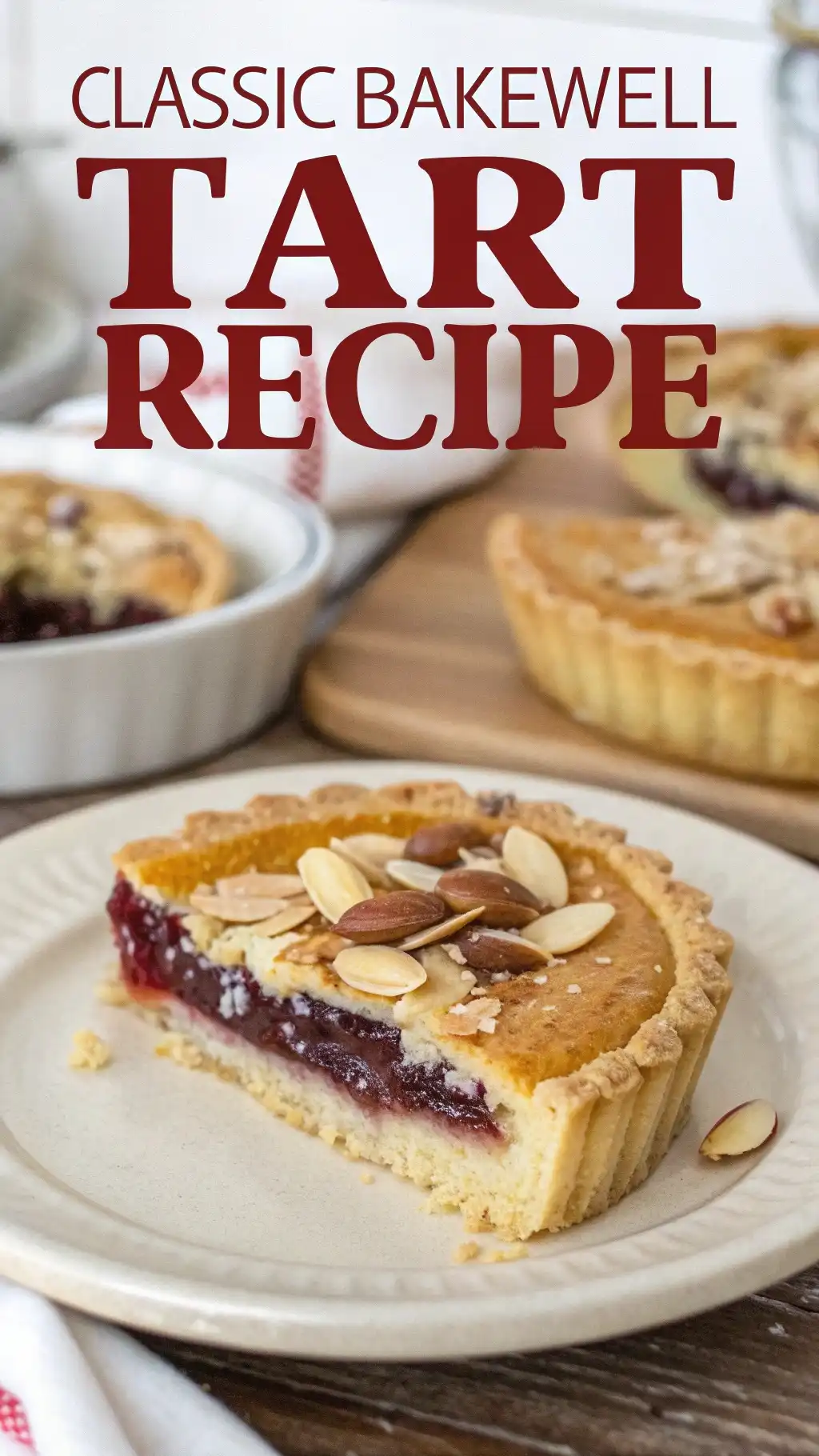 Easy Classic Bakewell Tart Recipe for Beginners