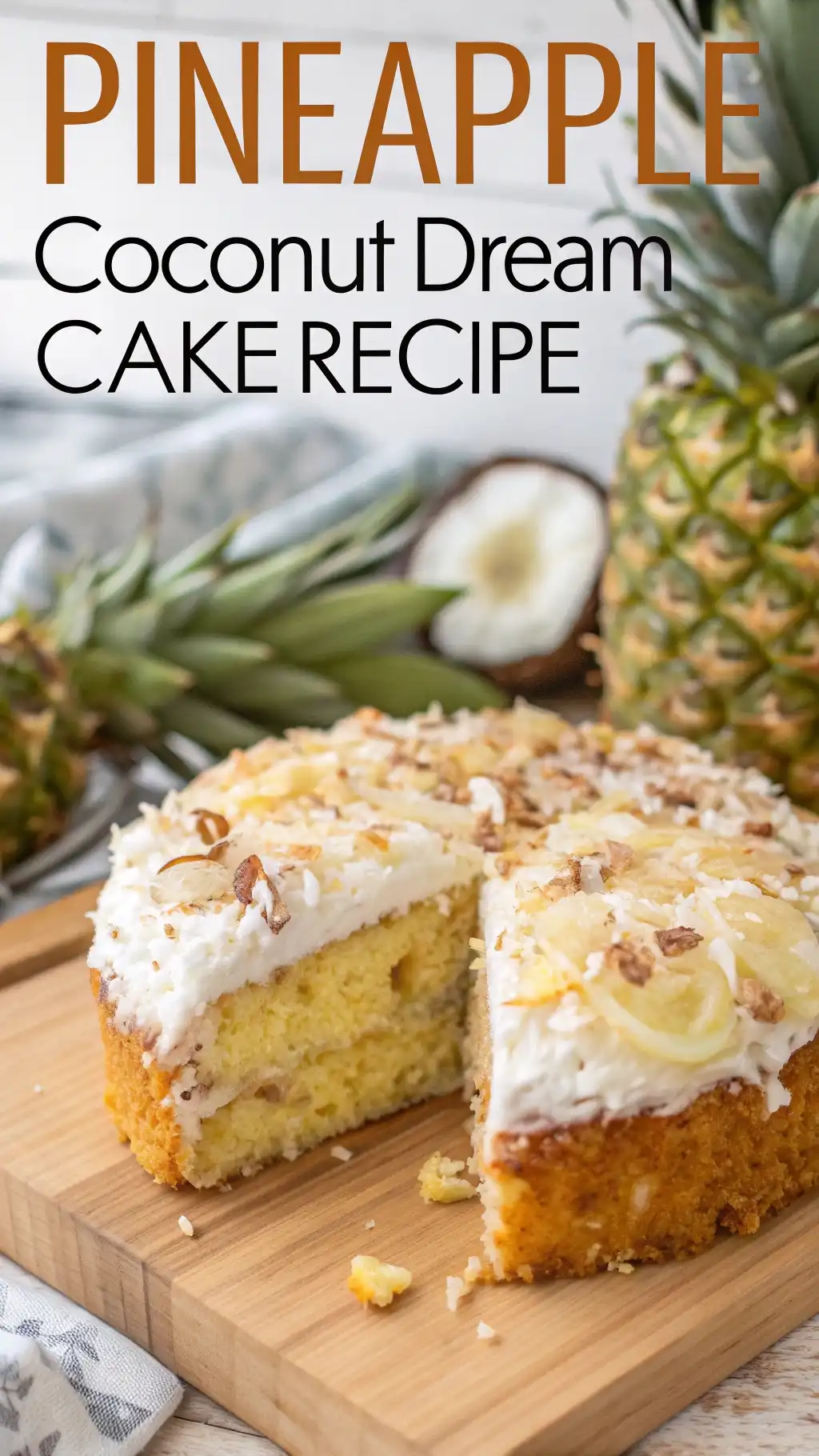 Pineapple Coconut Dream Cake Recipe: A Tropical Treat You’ll Love