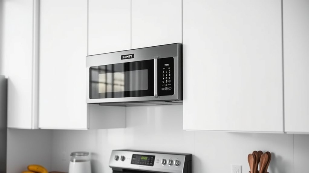 stylish flush mount microwaves