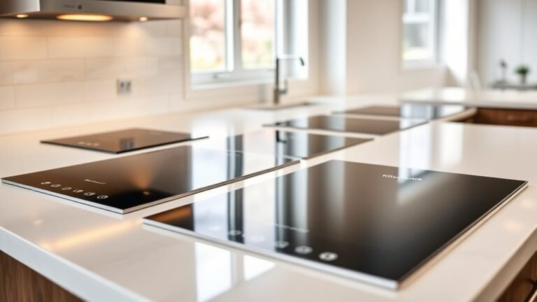 top stainless steel induction cooktops