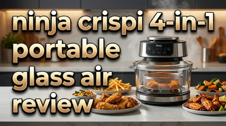 Ninja Crispi 4 in 1 Portable Glass Air Fryer Review 2026: Worth the Hype?