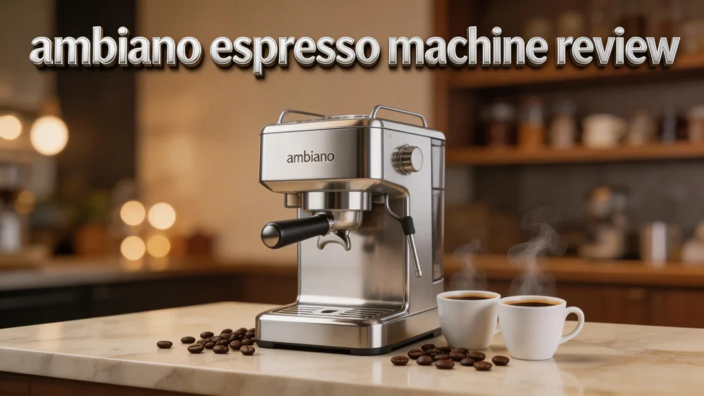 Ambiano Espresso Machine Review 2026: Worth Your Money? Ambiano Espresso Machine Review 2026: Worth Your Money?