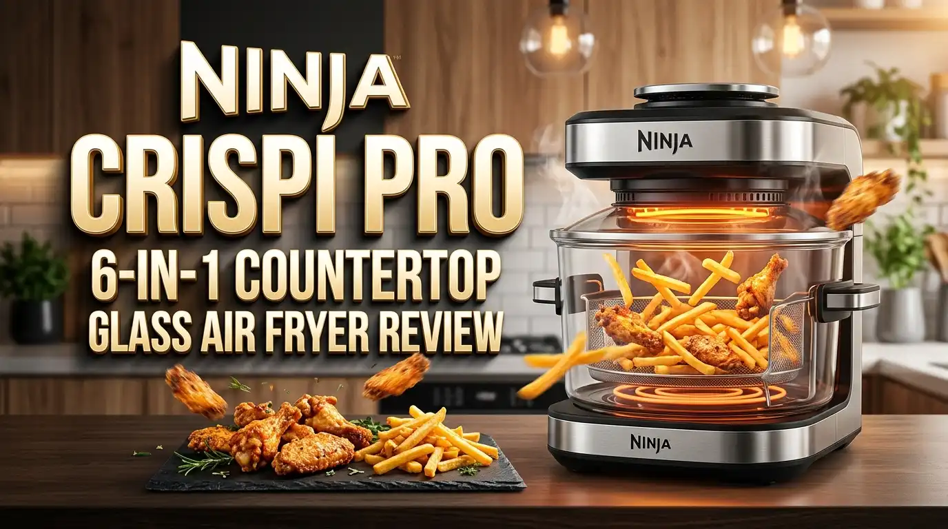 Ninja Crispi Pro 6-in-1 Countertop Glass Air Fryer Review 2026: Worth Buying?